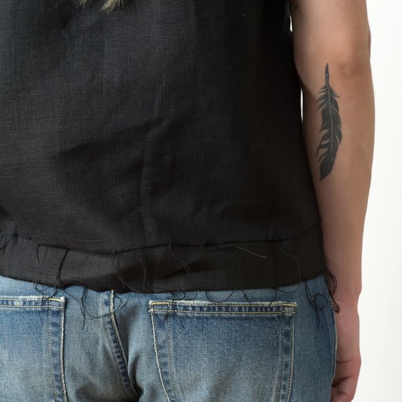 Simon Miller Terra Linen Double Layer Top - Picture 6 of 8